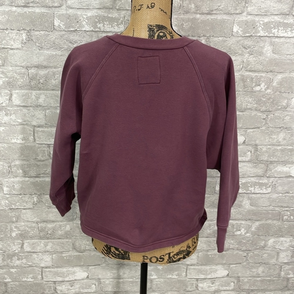 Madewell Burgundy Sweatshirt - Picture 4 of 9